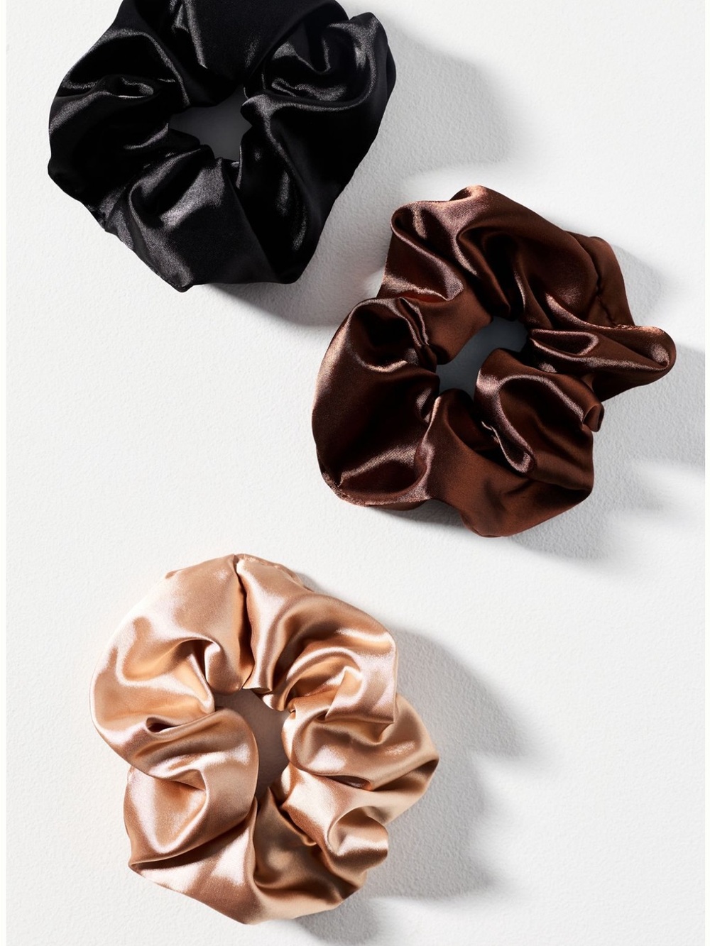 Anthropologie 6 Satin Scrunchies - Picture 2 of 2
